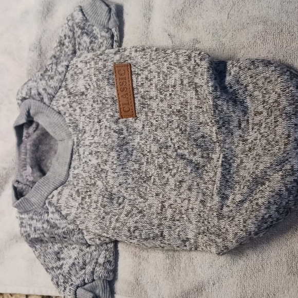 Other - COPY - COPY - Cozy Dog/Cat Outfit Cat Sweater Size LARGE COLOR GRAY